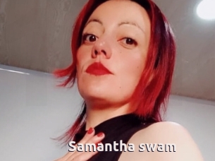 Samantha_swam